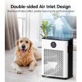 Air Purifiers,FRESHDEW Air Purifiers for Home Up to 2300ft² With Washable Filters Double-sided Air Inlet, Air Quality and Light Sensors,H13 HEPA Filter Air Purifier for Bedroom,Pets with Timer 22dB